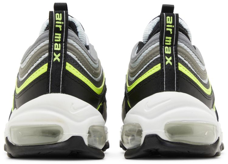 Nike Air Max 97 GS Platinum Black Volt
