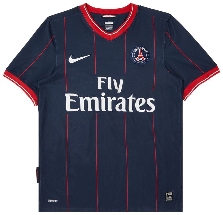 Maillot Vintage Paris Saint-Germain Domicile 2008-2009 - Nike, Floqué Hoarau (9), Taille XL