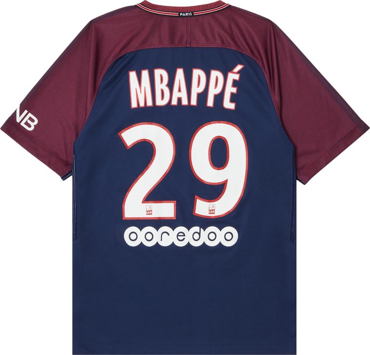 Pre-Owned Paris Saint-Germain Mbappé #29 Home Stadium Jersey 'Navy/Burgundy'