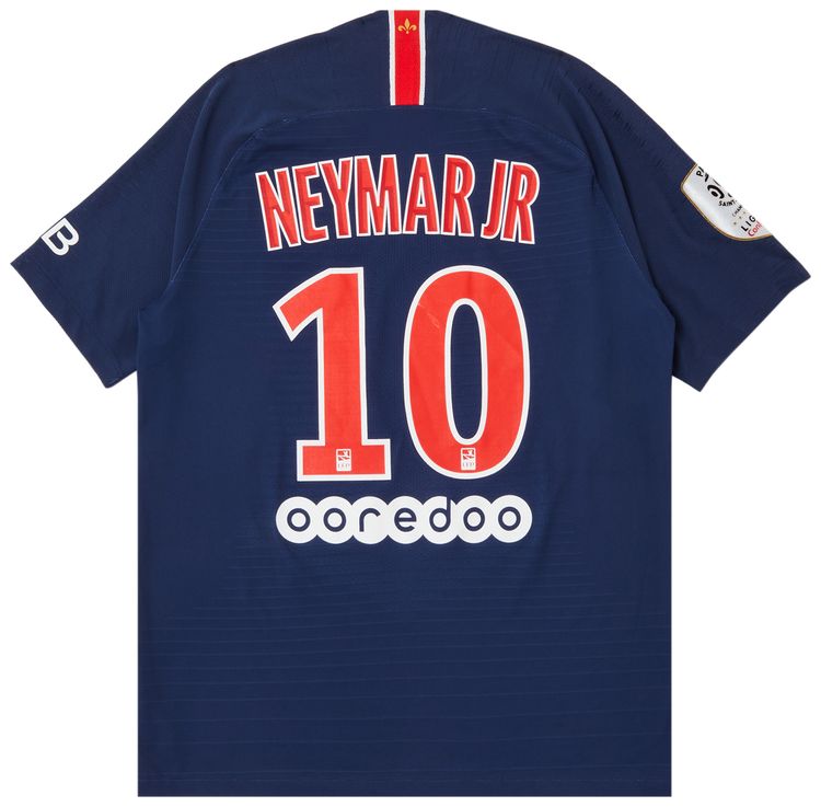 Pre Owned Paris Saint Germain Neymar Jr 10 Home Match Jersey BlueRed