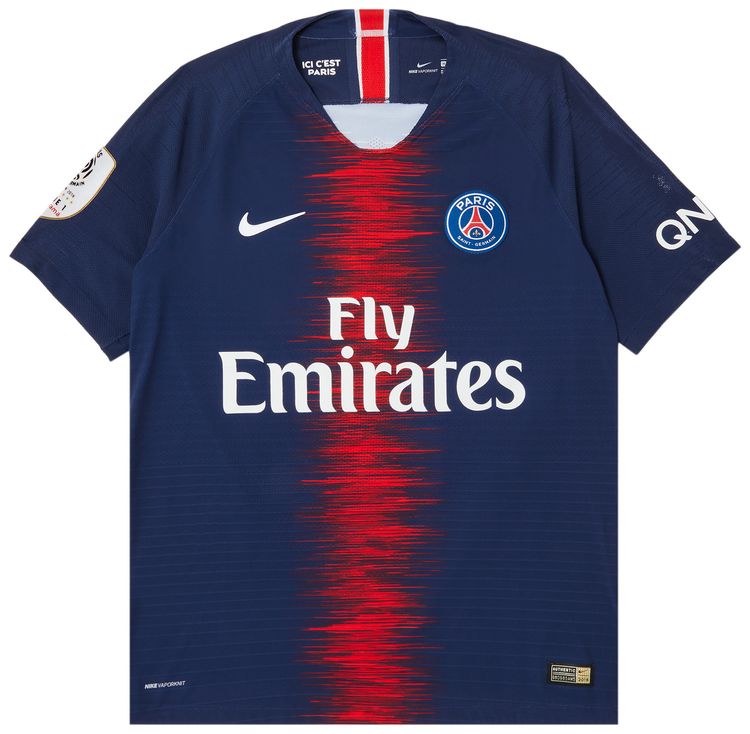 Pre Owned Paris Saint Germain Neymar Jr 10 Home Match Jersey BlueRed