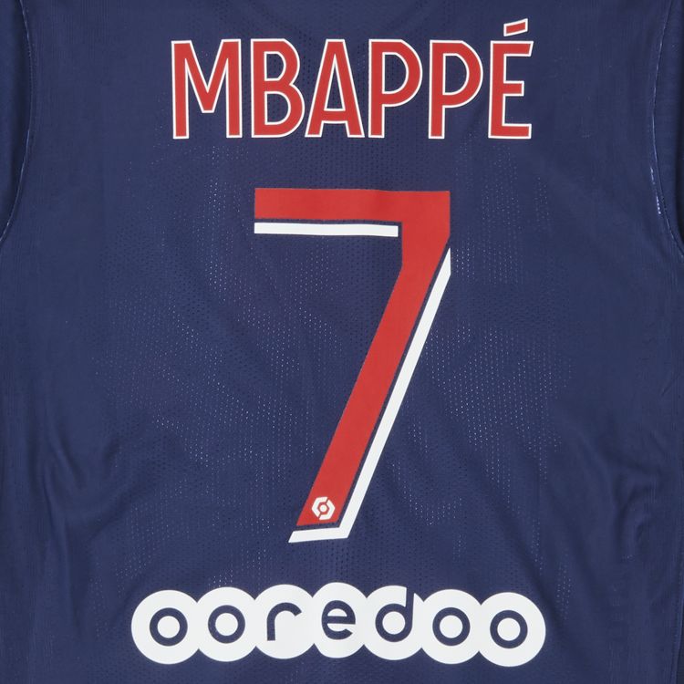 Pre Owned Paris Saint Germain Kimpembe 3 Home Match Jersey NavyRed
