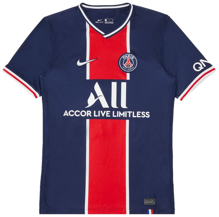 Pre Owned Paris Saint Germain Verratti 6 Home Stadium Jersey NavyRed