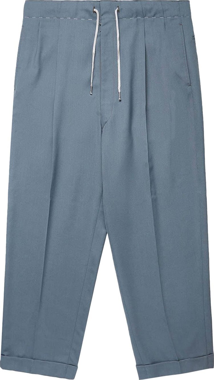 Maison Margiela Tailored Wool Blend Pants 'Slate Blue'