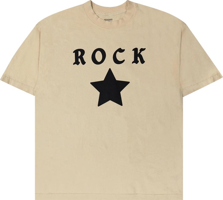 Pleasures Rockstar T-Shirt 'Tan'