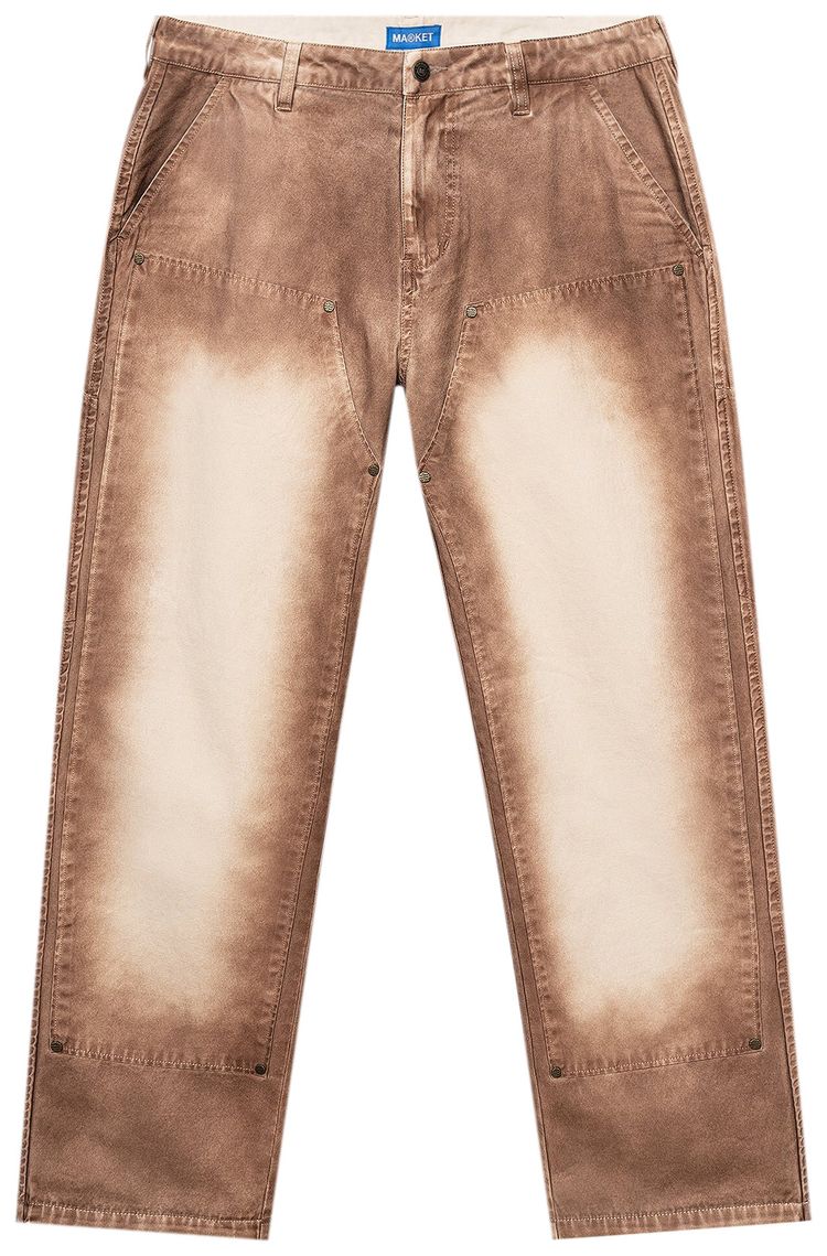 Market Margins Double Knee Pants Ecru