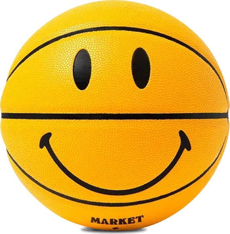 Market Smiley Basketball Yellow