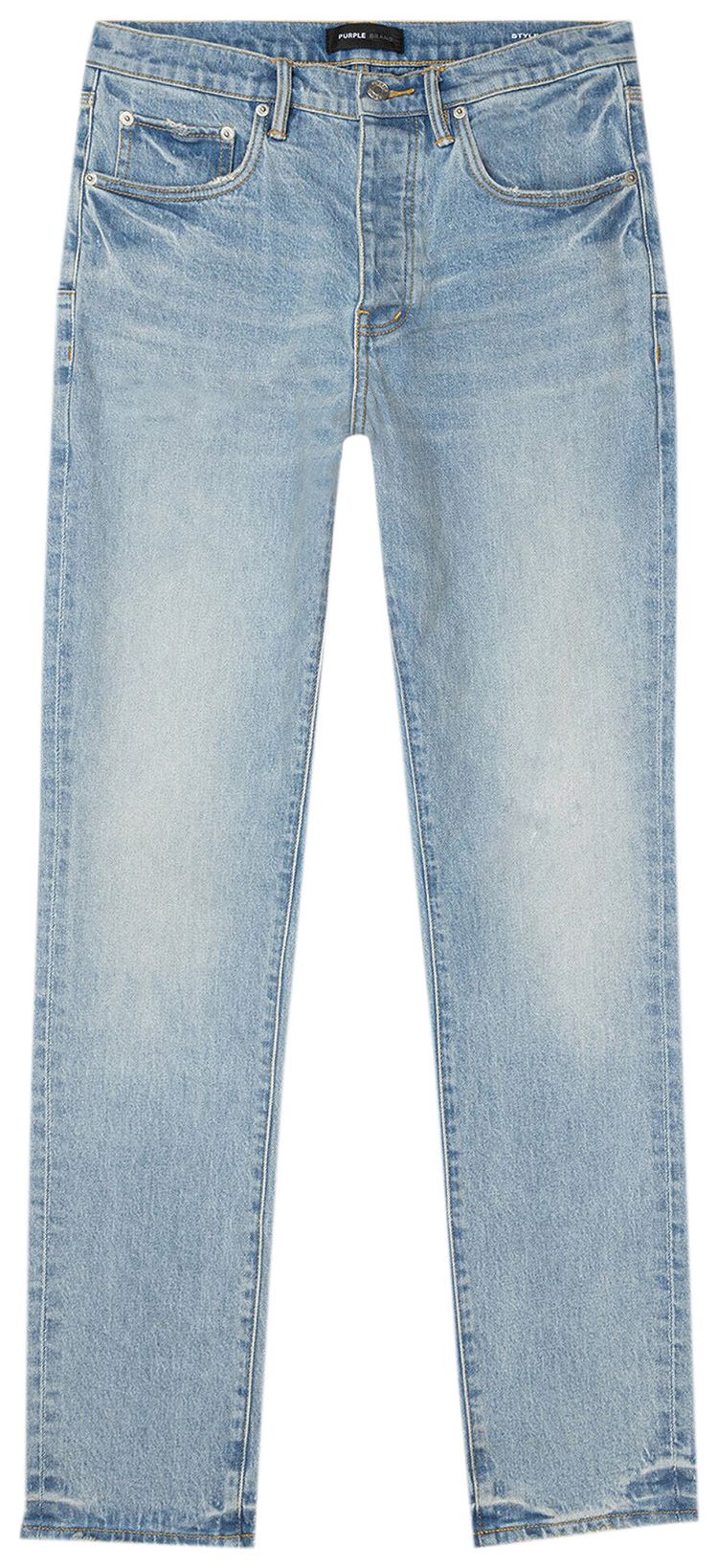 PURPLE BRAND Subtle Dirty Jeans Light Indigo