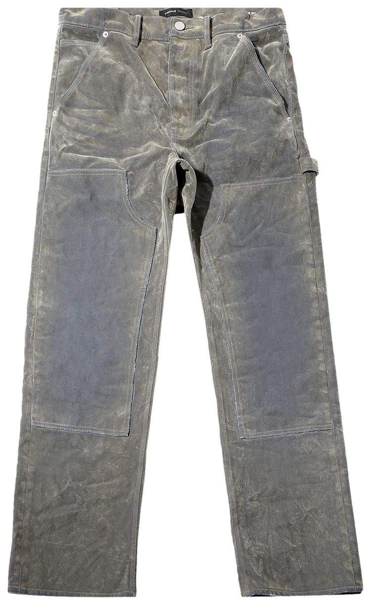 PURPLE BRAND Flocked Carpenter Jeans Green