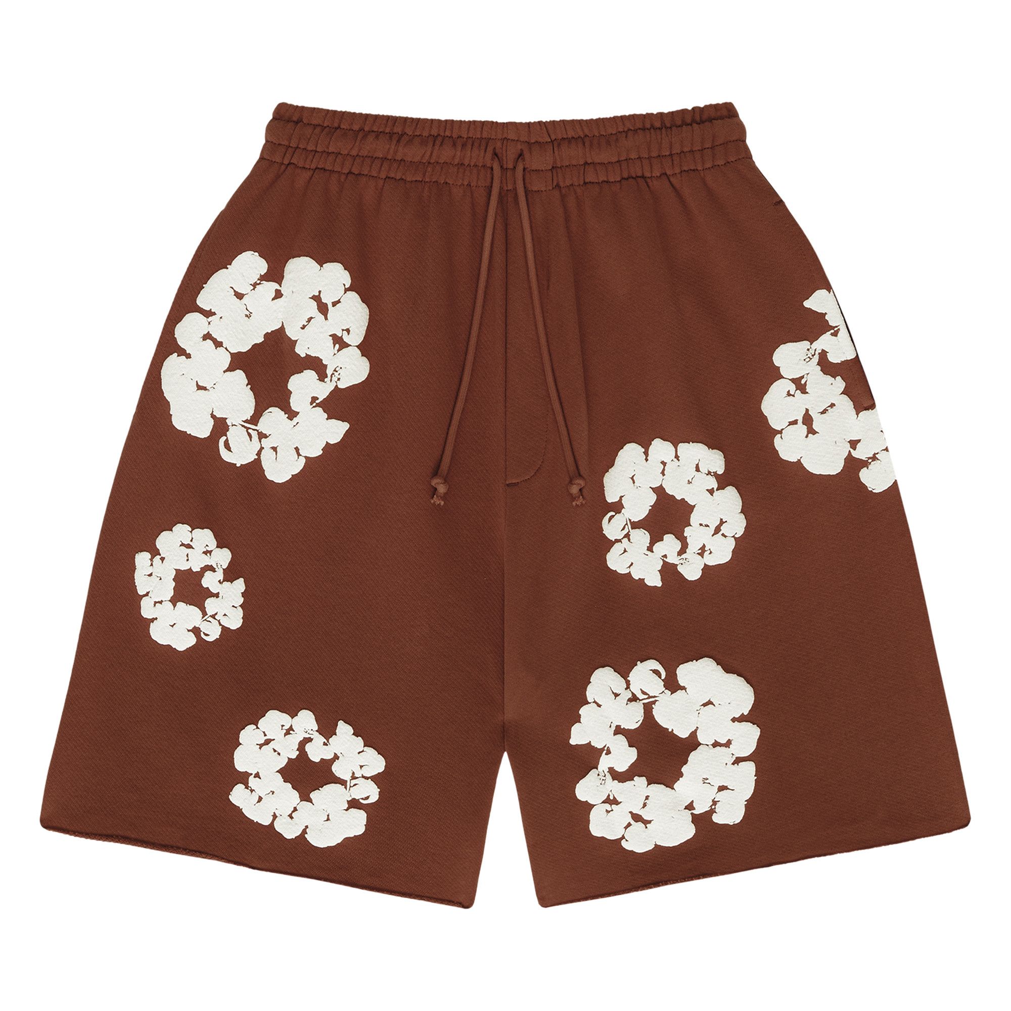 Buy Denim Tears The Cotton Wreath Shorts 'Brown' - 402 905