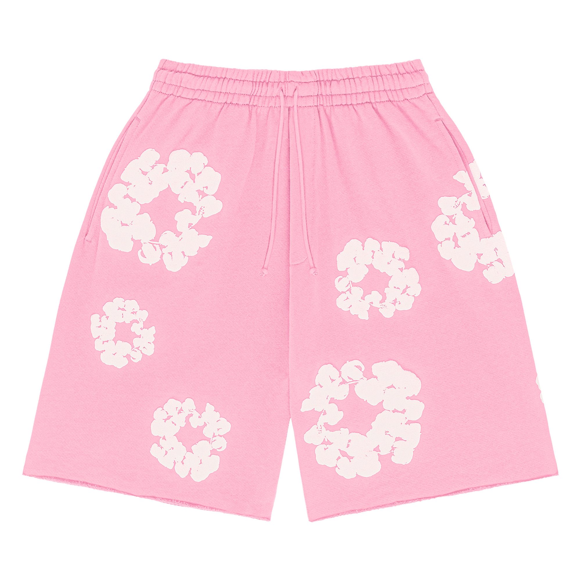 Buy Denim Tears The Cotton Wreath Shorts 'Pink' - 402 100 30