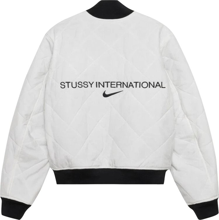 Stussy x Nike Reversible Varsity Jacket BlackSail