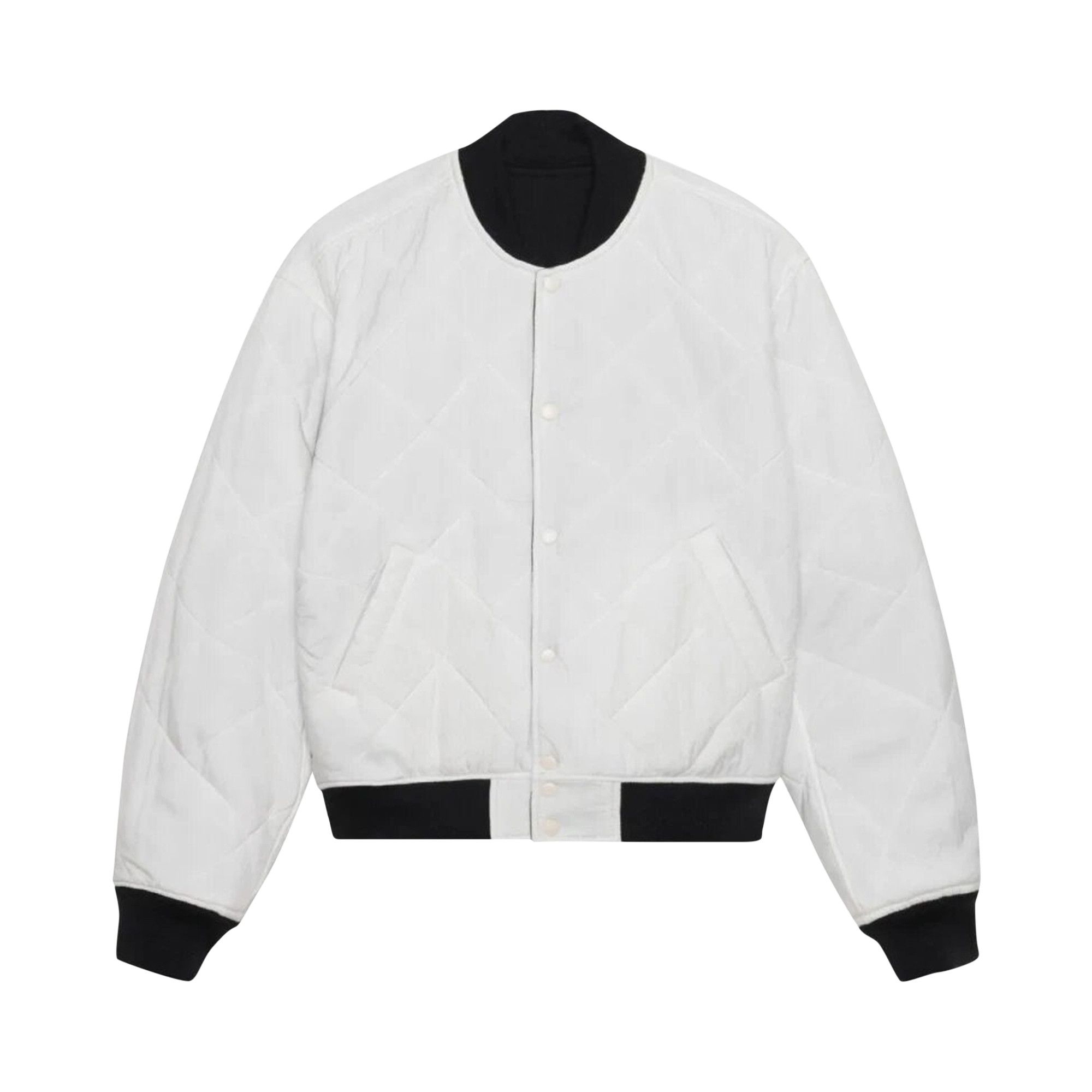 Buy Stussy x Nike Reversible Varsity Jacket 'Black/Sail