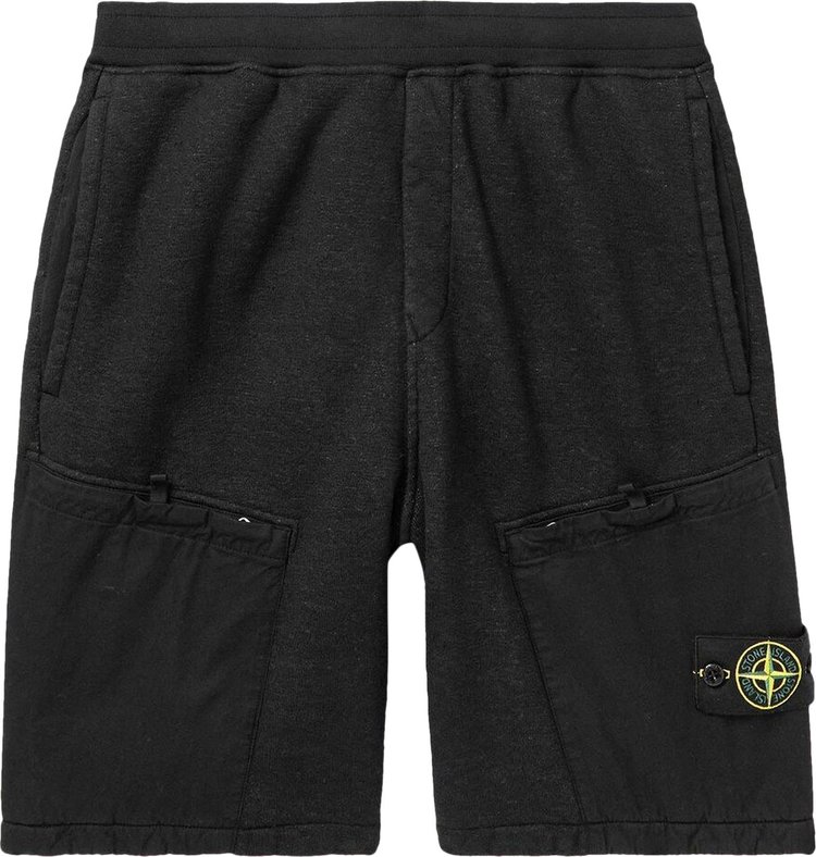 Stone Island Bermuda Sweatshorts Black