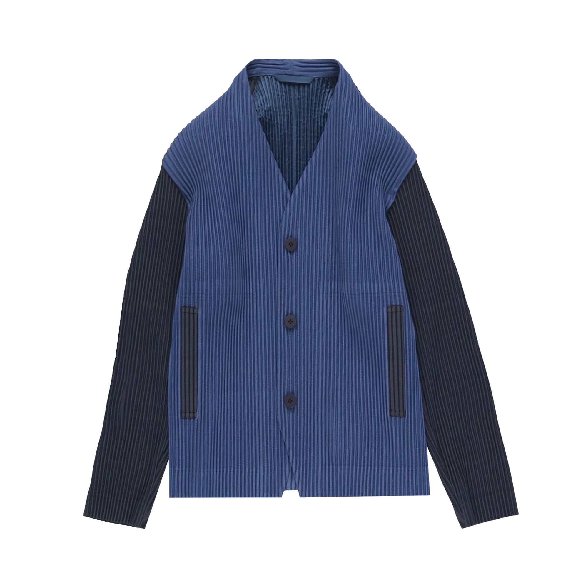 ISSEY MIYAKE ジャケット Buy Homme Plissé Issey Miyake Color Block Jacket 'Stormy