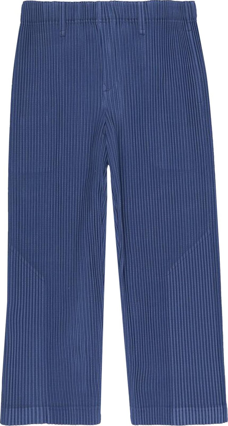 Homme Plissé Issey Miyake Color Block Pants 'Stormy Blue'