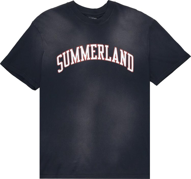 Nahmias Summerland Collegiate T-Shirt 'Faded Black'