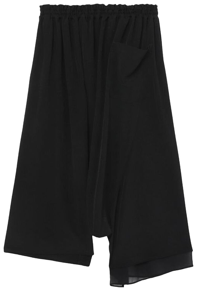 Ys O Right Side Double Flared Pants Black