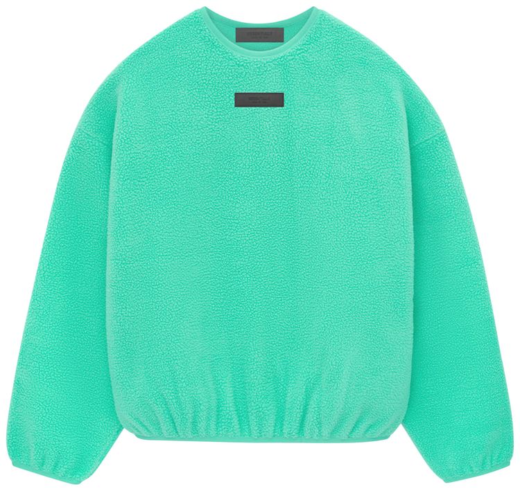 Fear of God Essentials Polar Fleece Crewneck Mint Leaf