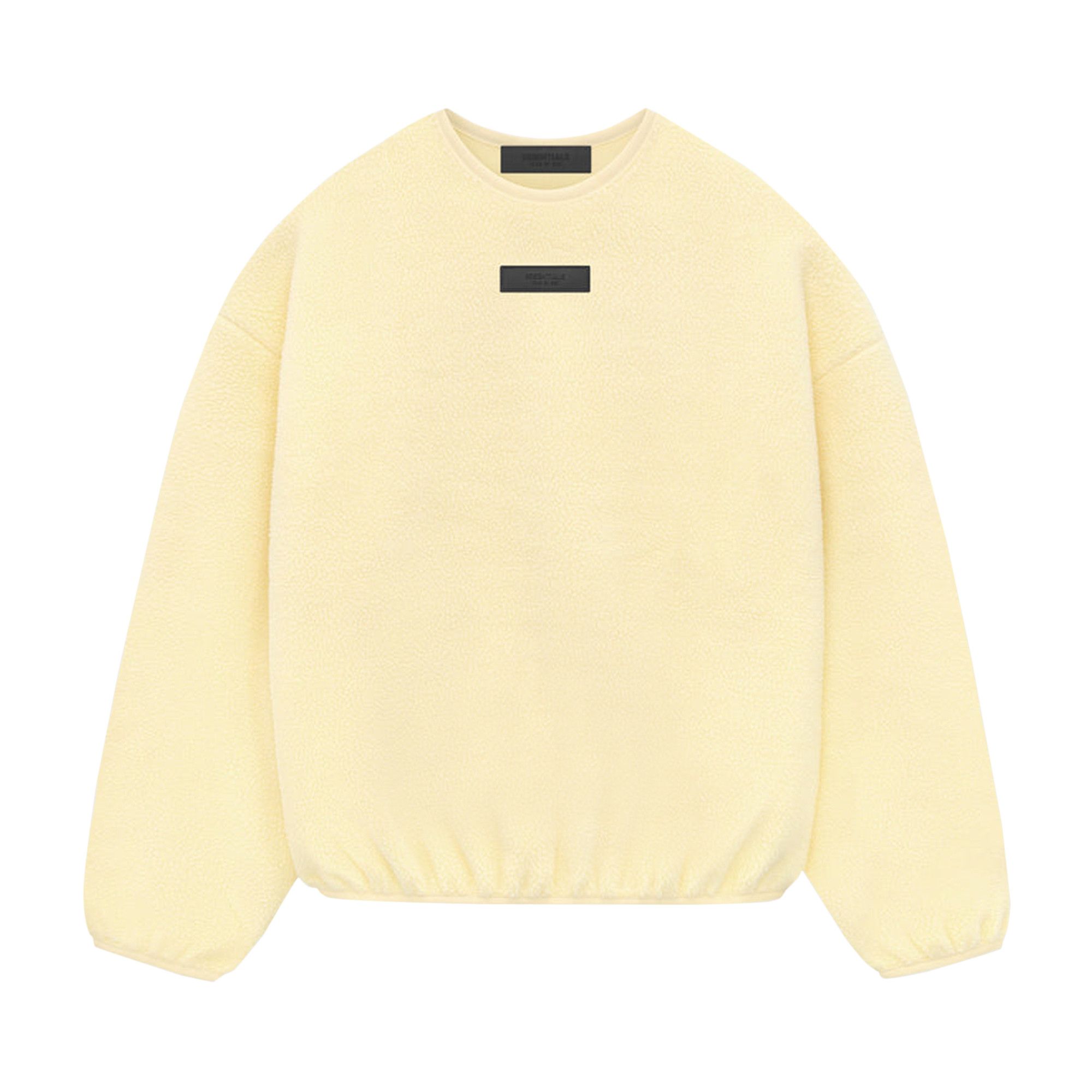 Buy Fear of God Essentials Polar Fleece Crewneck Garden Yellow 192SP244701F GOAT