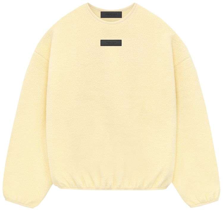 Fear of God Essentials Polar Fleece Crewneck Garden Yellow