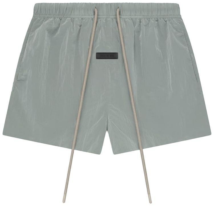 Size xxl Fear of God Essentials Crinkle Nylon Running Short 'Seal'