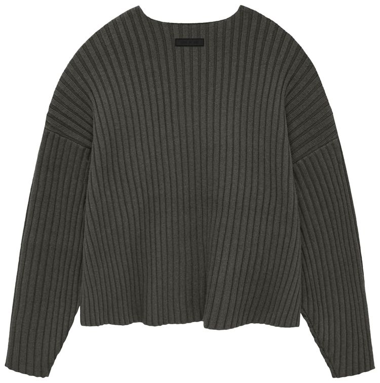 Fear of God Essentials Raw Neck Sweater Ink