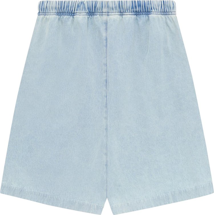 Fear of God Essentials Relaxed Short Light Washed Denim