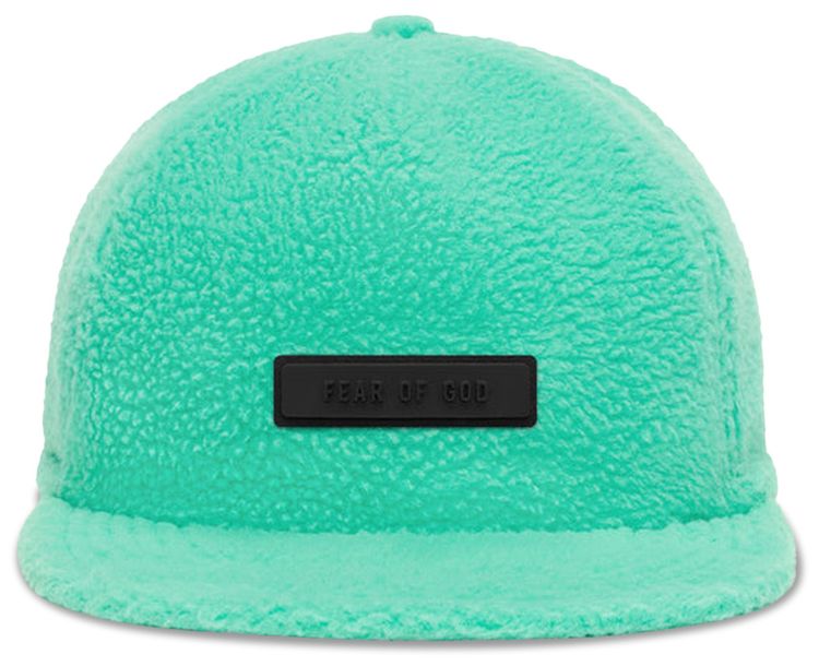 Fear of God Essentials Polar Fleece Baseball Cap Mint Leaf
