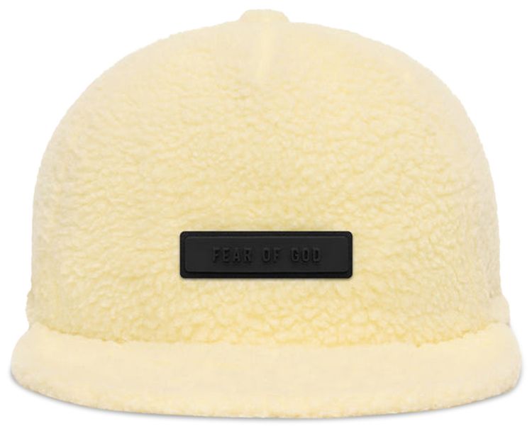 Fear of God Essentials Polar Fleece Baseball Cap Garden Yellow