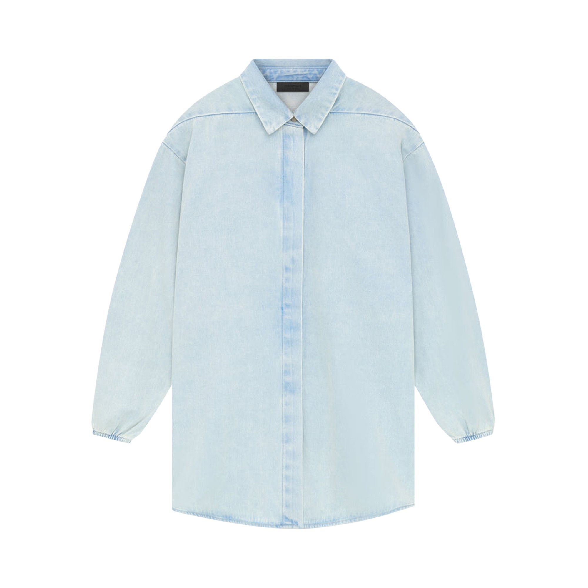 VIP【関税送料無料】希少 Fear Of God Denim Button Up Shirt Fear of God Men's Denim Shirt in Medium Indigo Fear Of God