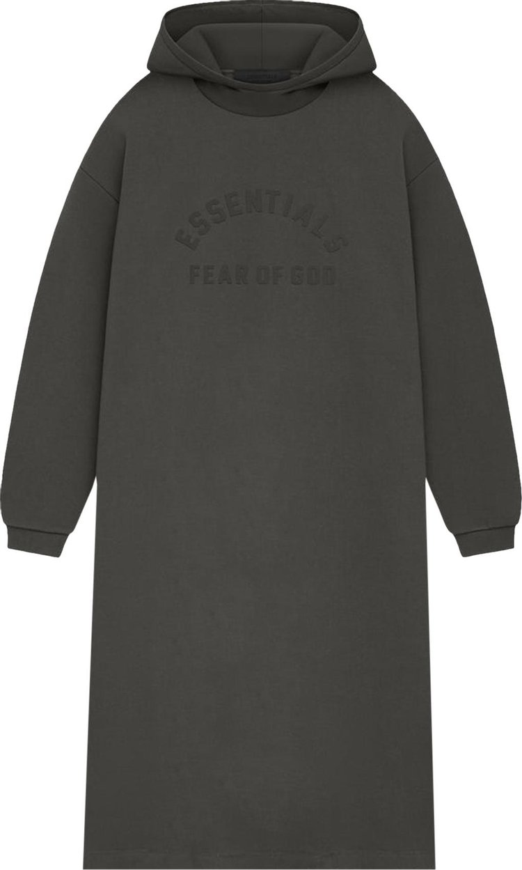 Fear of God Essentials Nylon Fleece Hooded Dress InkInk