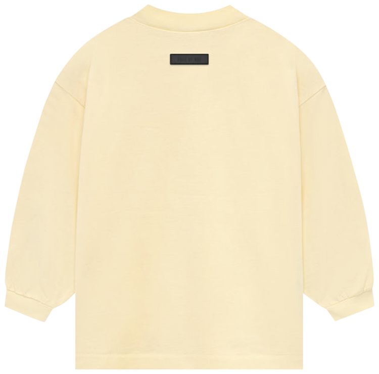 Fear of God Essentials Kids Long Sleeve Tee Garden Yellow