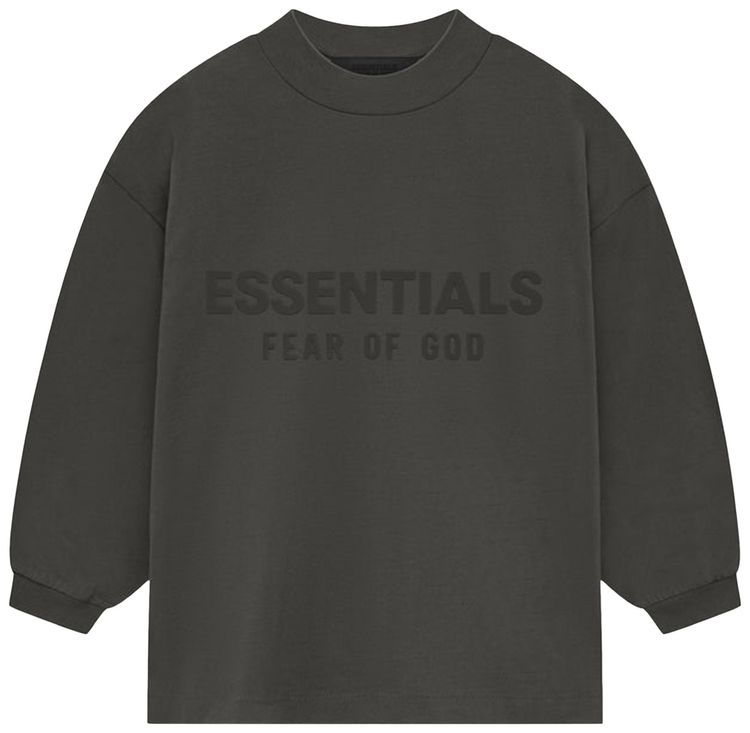 Fear of God Essentials Kids Long Sleeve Tee Ink