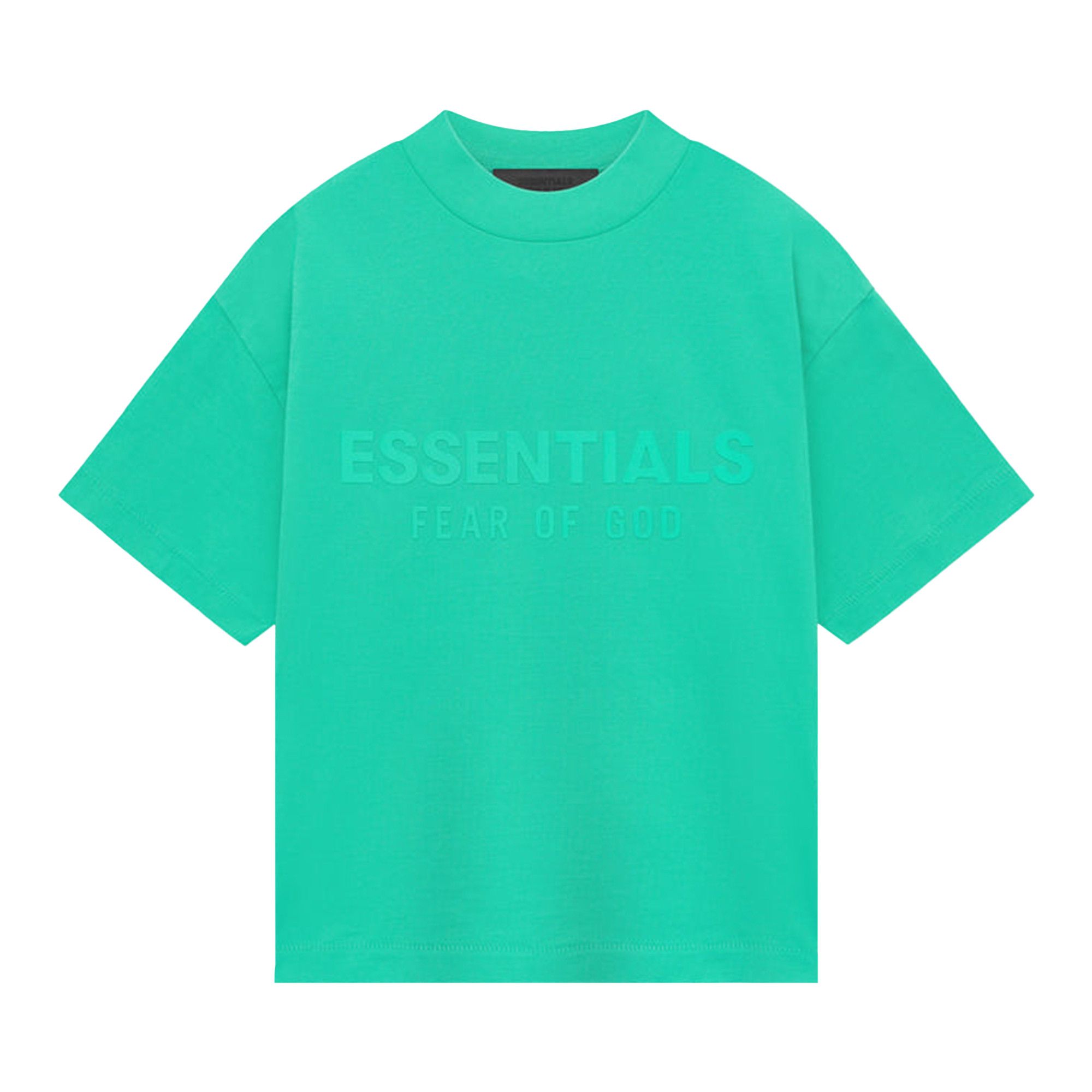Size 12 Fear of God Essentials Kids Short Sleeve Tee Mint Leaf
