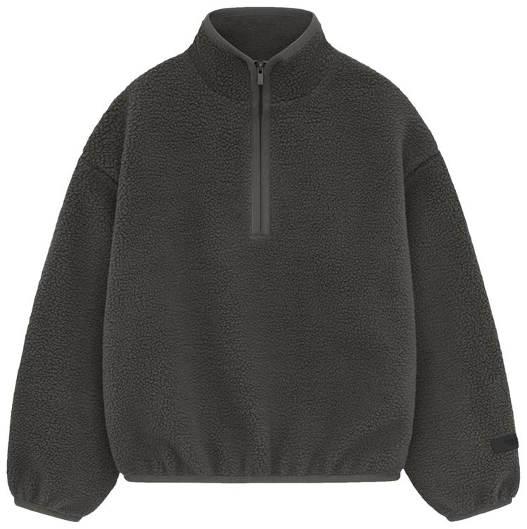 Fear of God Essentials Kids Polar Fleece Half Zip Mockneck Ink