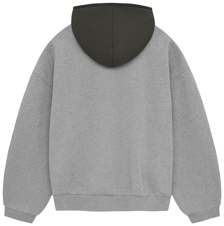 Fear of God Essentials Kids Nylon Fleece Hoodie Dark Heather OatmealInk
