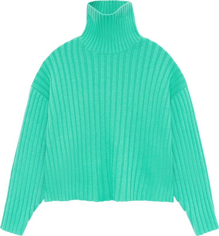Fear of God Essentials Kids Turtleneck Sweater 'Mint Leaf'