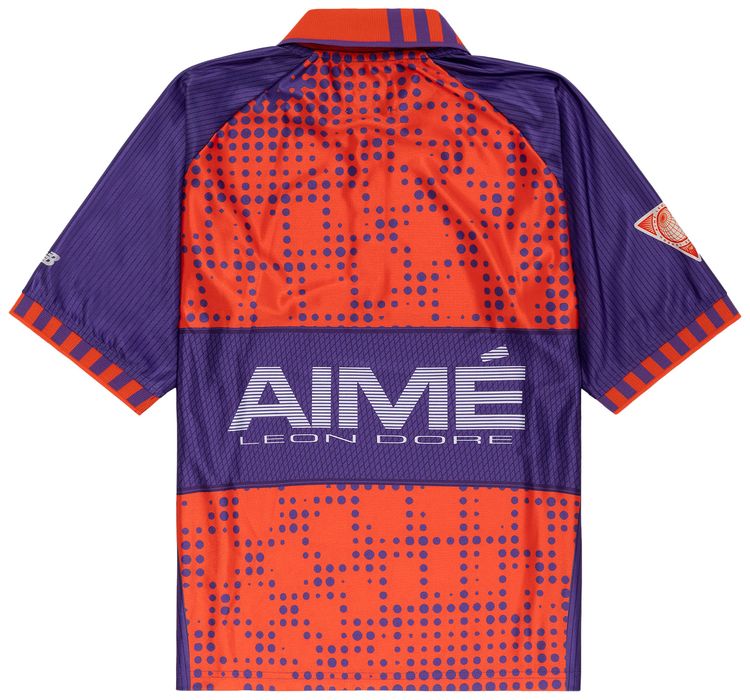 Aime Leon Dore x New Balance Sport Zip Polo PurpleOrange