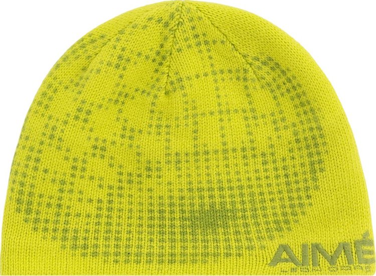 Aime Leon Dore x New Balance Geo Print Beanie Lime