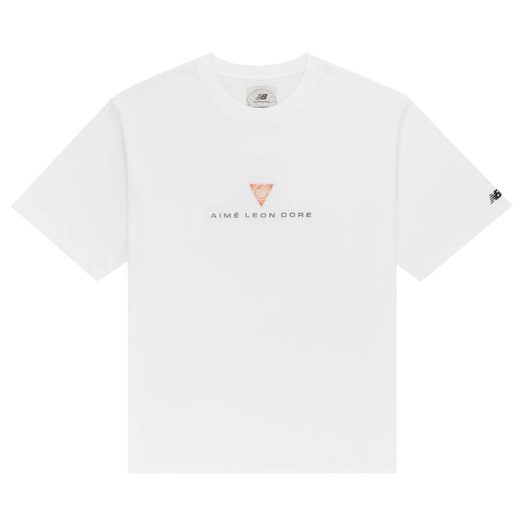 Aime Leon Dore x New Balance Geo Print Logo Tee White