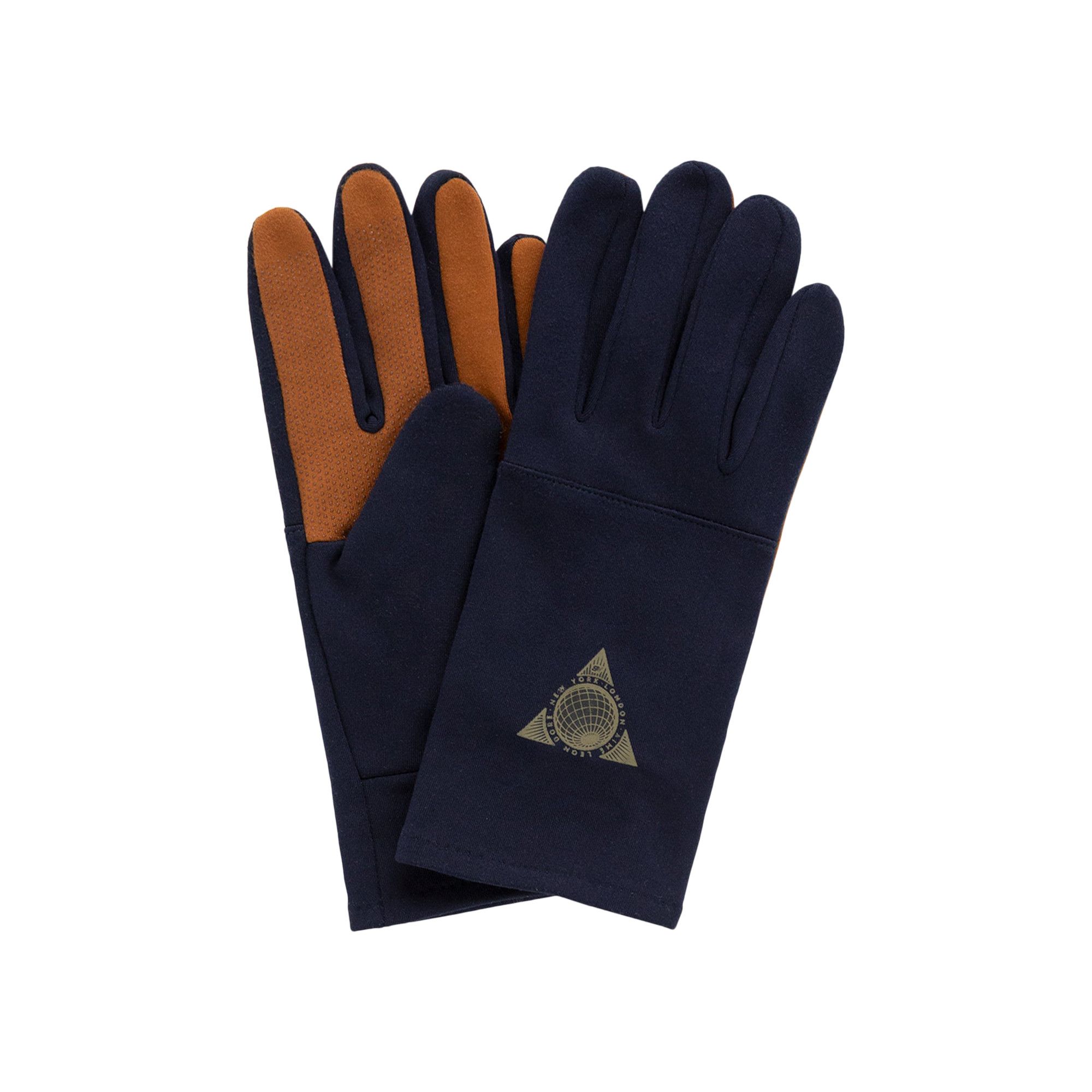 Cleveland Indians Two Tone Handschuhe – Zweifarbige Baumwollhandschuhe Mit Gummipunkt-Handfläche