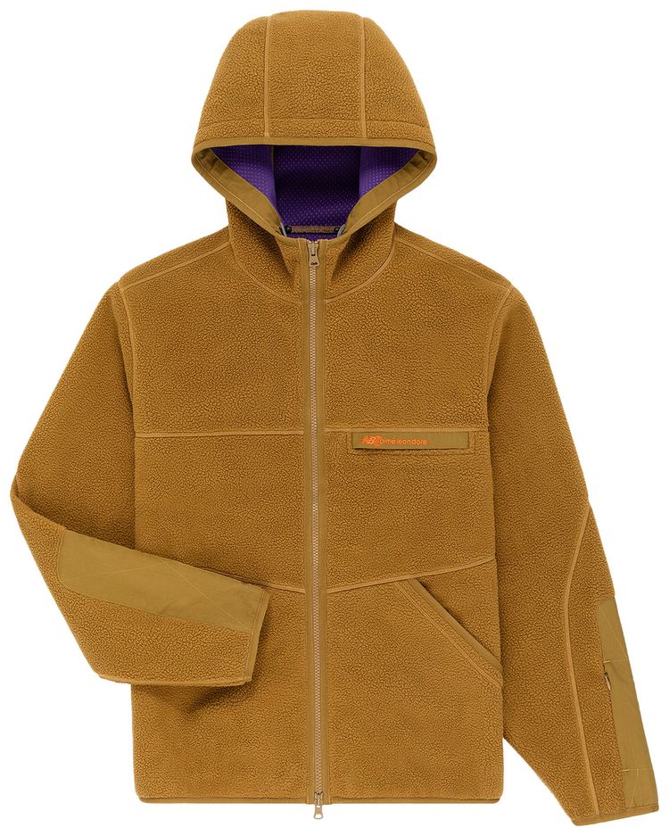 Aime Leon Dore x New Balance Full Zip Fleece Hoodie Brown