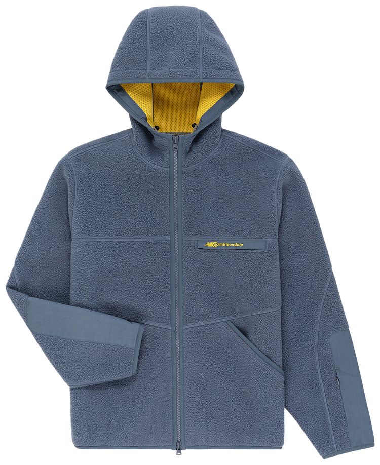 Aime Leon Dore x New Balance Full Zip Fleece Hoodie Vintage Indigo