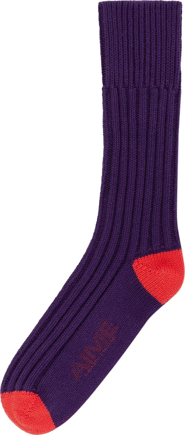 Aime Leon Dore x New Balance Heavyweight Crew Sock Purple