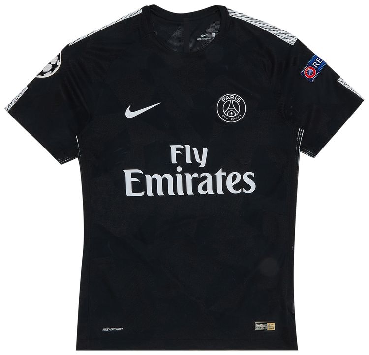 Pre Owned Paris Saint Germain Neymar Jr 10 Third Match Jersey Black