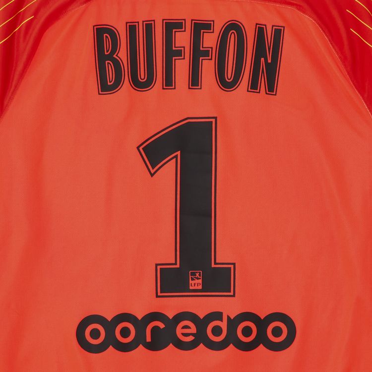 Pre Owned Paris Saint Germain Buffon 1 Goalkeeper Stadium Jersey Red