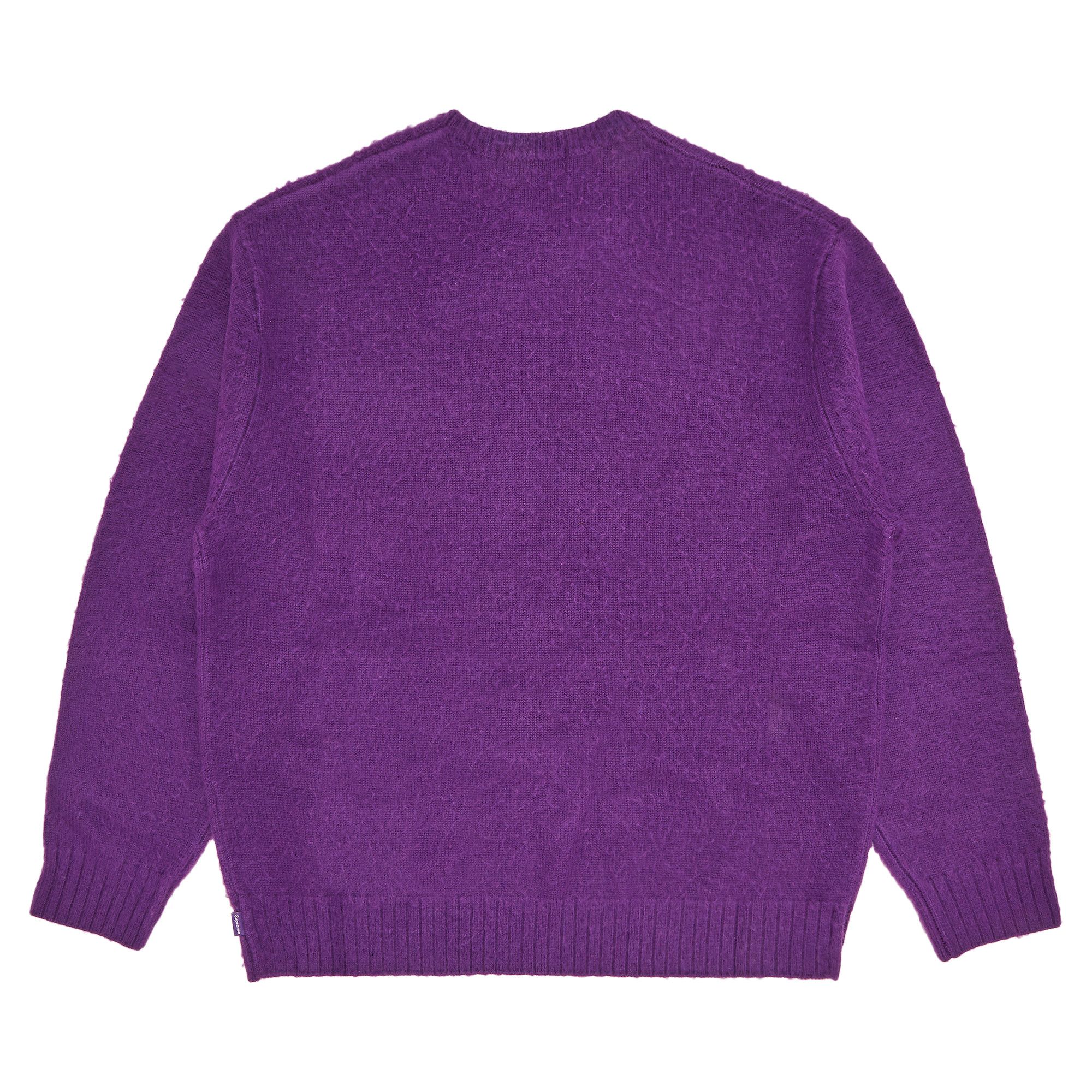 流行 FW23SK37 - 'Purple' Sweater Pilled Supreme Buy PURPLE GOAT | トップス