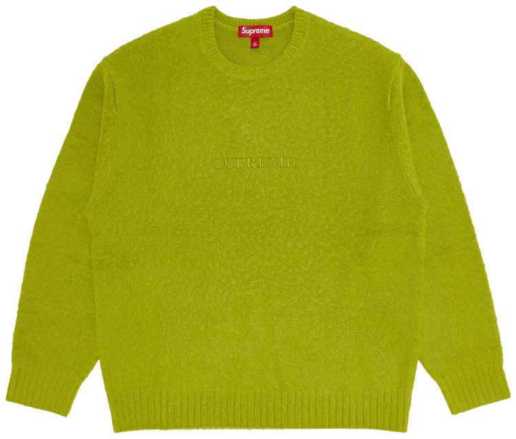 Supreme Pilled Sweater Lime