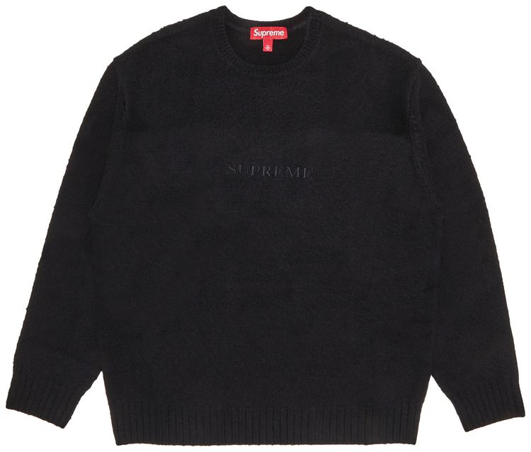 Supreme Pilled Sweater Black